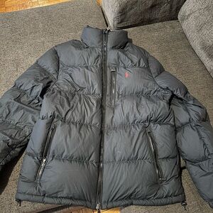 Polo by Ralph Lauren Men's Dark Gray Puffer Jacket